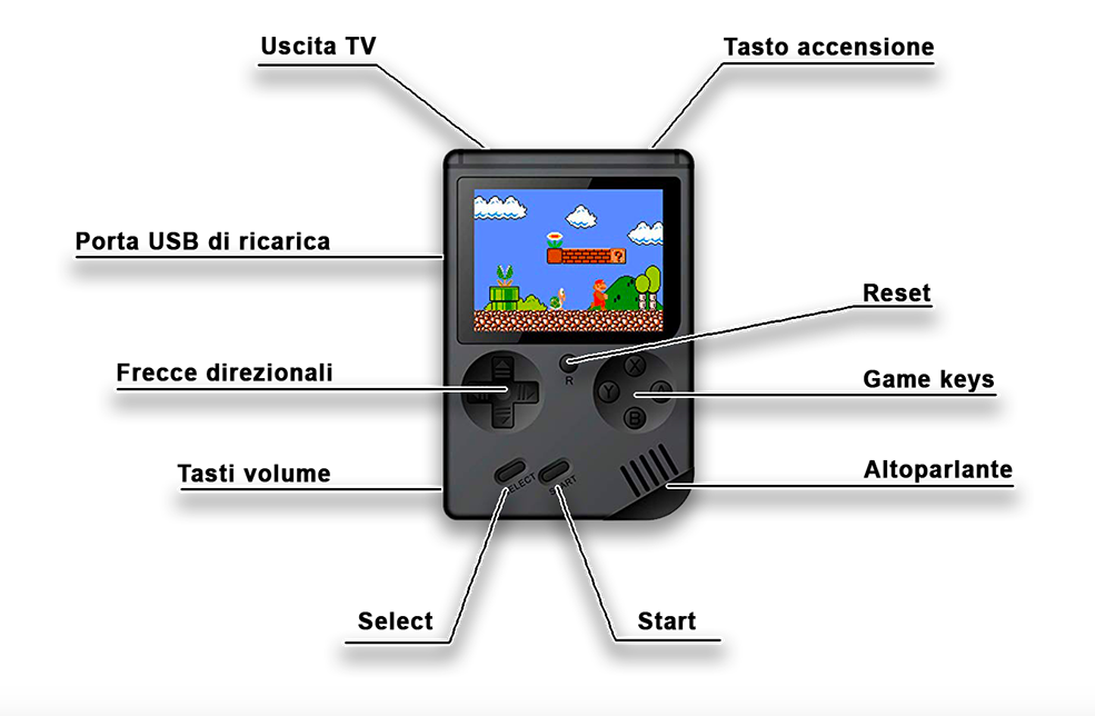 G-Games console videogioco portatile